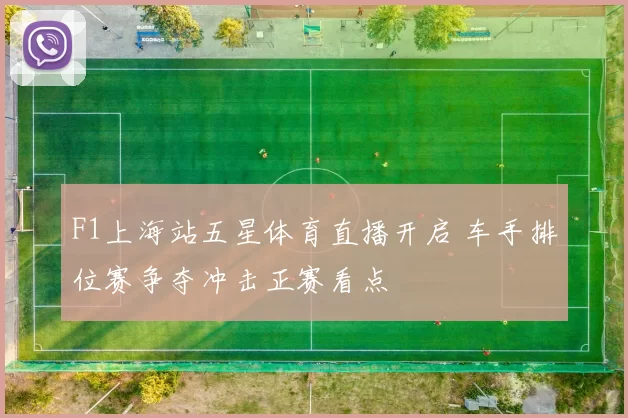 F1上海站五星体育直播开启 车手排位赛争夺冲击正赛看点